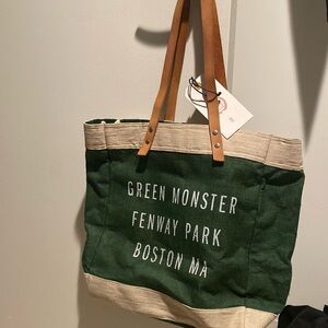 Apolis Global Citizen Fiber Tote Bag - Green Monster Fenway Park